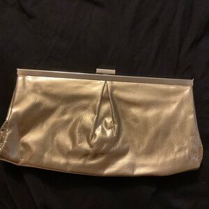 Michael Kors Metallic Gold Clutch Wristlet